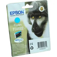 Epson Monkey T0892 Affe DURABrite Ultra Single Cyan Tinte, Cyan, 3,5 ml, 1 Stück(e), Einzelpackung