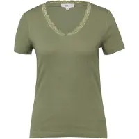 s.Oliver T-shirts Army Green Größe: 38 | Hemden Outlet | Damen | Grün