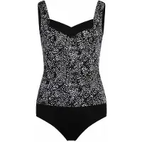 Mila Badeanzüge Swinging Dots | Grösse: 48 | Farbe: Schwarz/Weiß