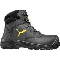 Puma Borneo Black Mid S3 CI HI HRO SRC Sicherheitschuhe, Größe:42 EU