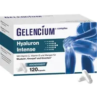 Heilpflanzenwohl GmbH Gelencium Hyaluron Intense Hochdosiert Vitamin C 120 ST