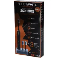 Superwhite Sonique Tandenborstel Zwart 1 St Zahnbürste