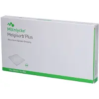 Mesoft MELGISORB Plus Alginat Verband 10x20 cm steril 10 St.