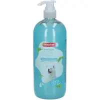 Beaphar Shampoo White Coat Shampoo für weißes und helles Fell bei Hunden 1L