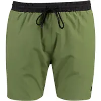 BOSS für Herren. 50514429 Shorts mit Logo und grüner Kontrastpaspelierung (XXL), Strandbekleidung, Polyester