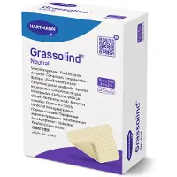 Grassolind Salbenkompressen 5x5 cm steril 50 St Kompressen