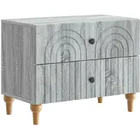 vidaXL Nachttisch Graues Sonoma 62 x 34,5 x 48 cm Holzwerkstoff