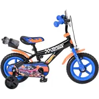 Volare Hot Wheels Kinderfahrrad – Jungen – Mag-Felgen – 12 Zoll – Schwarz