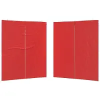 vidaXL Party Zelt Seitenteil 2 pcs Rot 200 x 195 cm PE und Stahl
