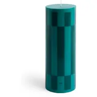 HAY - Column Kerze Large - H25 cm - Grün & Dunkelgrün