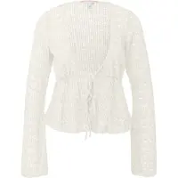 s.Oliver -qs T-shirts Offwhite Größe: L | Longsleeves Outlet | Damen | Weiß