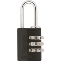 ABUS Abzahlen Number Vorhängeschloss 145 20 - Schwarz, 5 cm