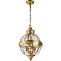 Elstead Lighting Jugendstil Pendelleuchte Messing Ø37cm