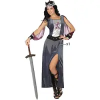 Atosa Metalized Medieval Queen Damenkostüm