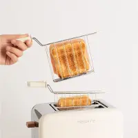 Create Pack TOAST RETRO Klein Toaster für breite Scheiben + 2 SANDWICHZANGEN