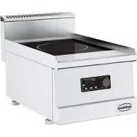 CombiSteel Induktion-Elektroherd mit 1 Platte und 230V aus Edelstahl
