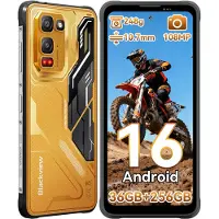 Blackview 2026 FORT 5 6.78"Ultra-Thin Ohne Vertrag outdoor handy,36+256GB, Android 16,120 Hz,108MP,Helio G100,5000 mAh, kabellosesLaden,NFC,IP68/IP69K