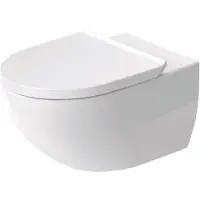Duravit Wand-WC Set Architec Tiefspüler offener Spülrand weiß glänzend mit WC-Sitz 45726900A1