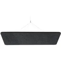 BI-Office ARCHYI. Decken-Sculpo - 120x60cm, rechteckig, Oberfläche aus dunklem grauem PET