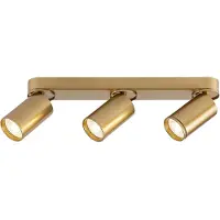 Rabalux 73077 Spots lampen Mirina GU10 3X MAX 5 Metall Aluminium golden