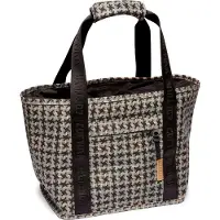 Cortina Bearing Co. Cortina Handtasche Wiener Muster, Beige, Eff Wenige