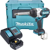Makita DTW 1005 SG1J Akku Schlagschrauber 18 V 1360 Nm 3/4" Brushless + 1x Akku 6,0 Ah + Ladegerät + Makpac
