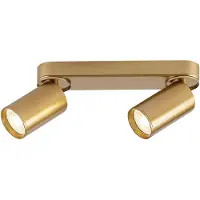 Rabalux 73076 Spots lampen Mirina GU10 2X MAX 5 Metall Aluminium golden