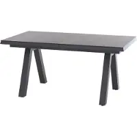 Siena Garden Tirana Dining Tisch, ausziehbar – 160/200 x 90 cm Aluminium (matt anthrazit) & HPL Tita