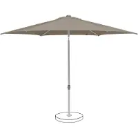 Glatz Suncomfort by , Sonnenschirm / Mittelmastschirm "Pop Up 250", light taupe, Ø 250cm