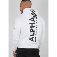 Alpha industries Kapuzensweatshirt "BACK PRINT HOODY", Baumwollmischung, regular fit