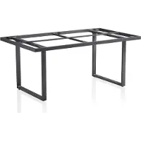 Kettler Casual Dining Tischgestell SKATE 160 x 95 x 68 cm, Aluminium Anthrazit