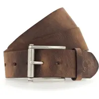 Mustang Ledergürtel "Preston" mit Vintage-Look, Roll-Schließe, 4,5 cm