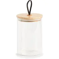Zeller Vorratsglas rund Holzdeckel mit Schlaufe Present