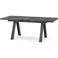 Siena Garden Tirana Dining Tisch, ausziehbar 160/200x90cm – Aluminium (matt anthrazit) & Keramikplat