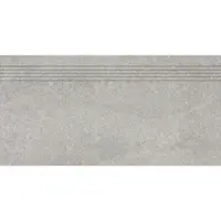 Rako Kaamos Treppenfliese grau 30x60 cm matt DCPSR587.1