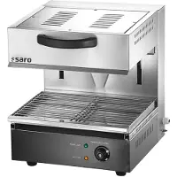 Saro PAVIA 1, Schwarz, Edelstahl, Edelstahl, Drehregler, 2800 W, 230 V, 50 Hz