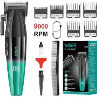 VGR 003 Frisch Fade Hair Clipper, professionelle Kabel-/drahtlose LED -Display für Schneidwerkzeuge, Geschenkmänner