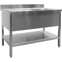 Saro Spültisch Mit 1 Becken, Rechts - 700 Mm Tiefe, 1400Mm