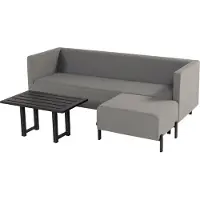 Hartman Dion Set mit Lounge Tisch 80x50x50 cm