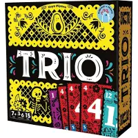 Asmodee Trio Brettspiel, Kartenspiel zum Zahlen erraten, Französische Version, ab 7 Jahren