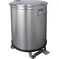 Saro Mülleimer 95 L Mit Fußpedal Und Softclosedeckel Mps 95