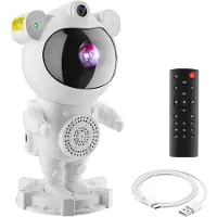 TecTake LED-Sternenhimmelprojektor, 12 x 11,5 x 23,5 cm, 5 W, 4 RGB-Farben | Gr.: onesize