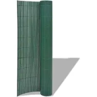 vidaXL Gartenzaun Grün 150 x 300 cm PVC