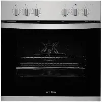 Privileg PHVK3 NN5F IN Einbau-Elektroherd, Edelstahldekor, 65 l Volumen, 59,5 cm Breite, , Ober-/Unterhitze + Umluft