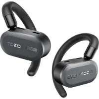 TOZO 5.3 Bluetooth mit DSP Noise Cancelling, 42 Std Kabellose , Biaxiales Ohrbügel-Design, Langanhaltender Komfort, Kristallklare Anrufe beim Autofahren