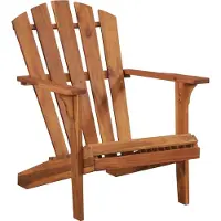 vidaXL Möbel Adirondack-Gartenstuhl Akazienholz Massiv - Gartensessel 44116