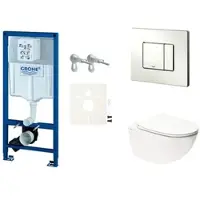 GROHE Wand-WC Set für Vorwandmontage + SAT Infinitio WC SIKOGRSINF2S