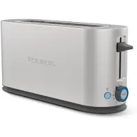 Taurus Mytoast Legend, 2 Scheibe(n), Edelstahl, Edelstahl, Tasten, Drehregler, Niveau, 1000 W, 26 cm