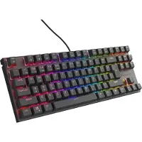 Genesis Thor 303 TKL, Kabelgebunden, USB, Mechanischer Switch, QWERTY, RGB-LED, Schwarz