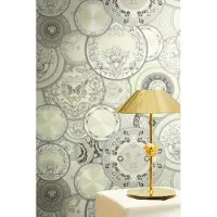 Versace Vliestapete "6 Art De La Table –" 3D-Optik Barock Motiv geprägt Elegantes Ornamentdesign mit Metallic-Glanz & feiner Prägung
